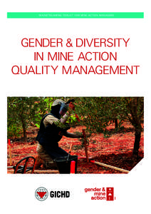 MAINSTREAMING TOOLKIT FOR MINE ACTION MANAGERS  GENDER & DIVERSITY IN MINE ACTION QUALITY MANAGEMENT