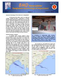 BMD Newsletter Bangladesh Meteorological Department Vol.3  Issue.5