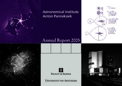 Astronomical Institute Anton Pannekoek Annual ReportFaculty of Science