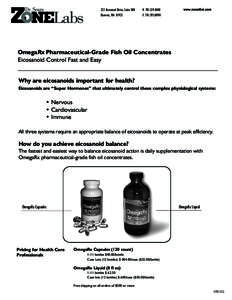 Nutrition / Medicine / Treatment of bipolar disorder / Omega-3 fatty acid / Food science / Docosahexaenoic acid / Eicosanoid / Fish oil / Unsaturated fat / Fatty acids / Chemistry / Lipids