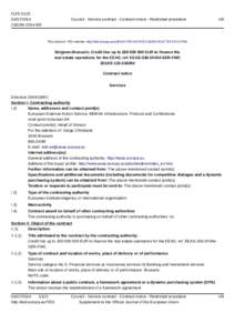 Government procurement in the European Union / Government procurement / European External Action Service / Contract / Call for bids / Law / Business / Contract law / Commerce