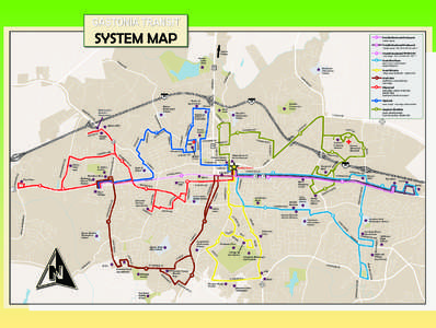 GASTONIA TRANSIT  SYSTEM MAP[removed]