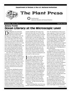 Aquatic ecology / Biological oceanography / Fisheries / Plant taxonomy / Dinoflagellate / Algal bloom / Herbarium / Richard Evans Schultes / Red tide / Biology / Water / Algae