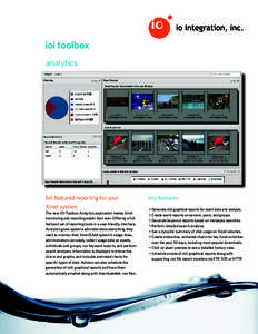 ioi toolbox analytics full featured reporting for your Xinet system The new IOI Toolbox Analytics application makes Xinet