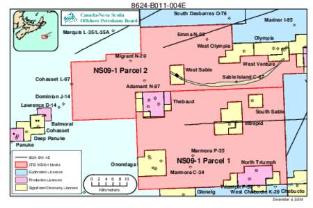 8624-B011-004E 1 00 Canada-Nova Scotia Offshore Petroleum Board Marquis L-35/L-35A