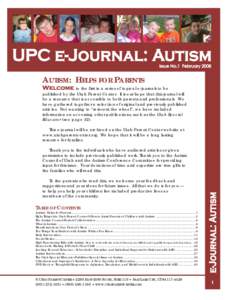 Microsoft Word - Autism e-Journal