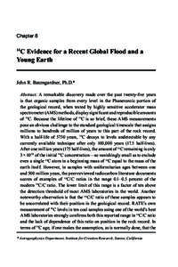 Chapter 8  C Evidence for a Recent Global Flood and a Young Earth  14