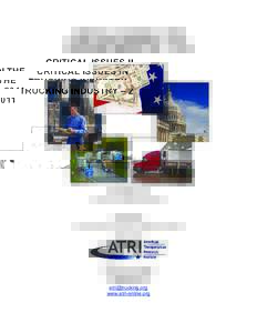 Critical Issues in the Trucking Industry