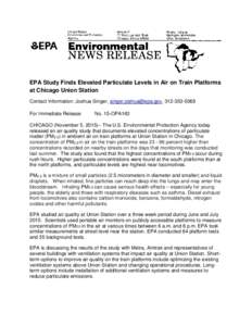 Air pollution / Particulates / Diesel exhaust / United States Environmental Protection Agency