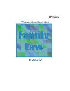 What You Should Know About Family Law in Ontario