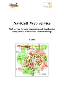 NaviCell Web Service Web service for data integration and visualization in the context of molecular interaction maps Guide