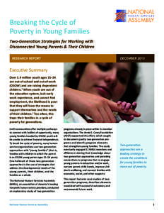 Breaking the Cycle of Poverty in Young Families