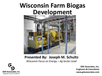 Wisconsin Farm Biogas Development