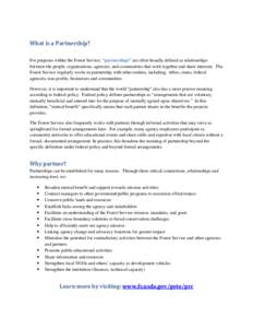 Business law / Partnership / U.S. Department of State Global Partnership Initiative
