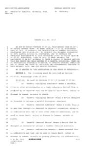 MISSISSIPPI LEGISLATURE  REGULAR SESSION 2002 By: Senator(s) Hamilton, Browning, Ross, Dearing