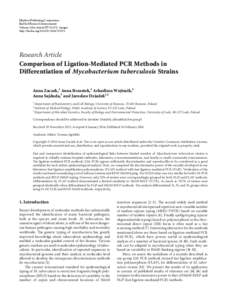 Comparison of Ligation-Mediated PCR Methods in Differentiation of Mycobacterium tuberculosis Strains