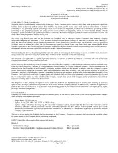 Corrected Electricity No. 4 North Carolina Twelfth Revised Leaf No. 91 Superseding North Carolina Eleventh Revised Leaf No. 91  Duke Energy Carolinas, LLC