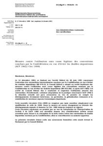 Eidgenössisches Finanzdepartement Département fédéral des finances Dipartimento federale delle finanze D3.Allg[removed]WGR/H – 01