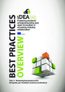 BEST PRACTICES OVERVIEW Fostering students’ entrepreneurship and open innovation in