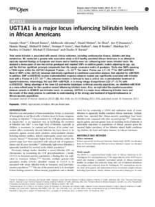 European Journal of Human Genetics[removed], 463–468 & 2012 Macmillan Publishers Limited All rights reserved[removed]www.nature.com/ejhg ARTICLE