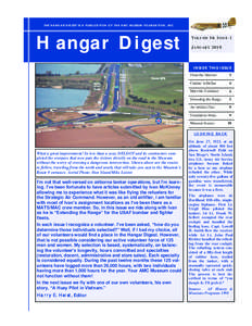 TH E H ANG AR DIGEST IS A PUBLIC ATION OF TH E AMC MUSEUM FOUND ATIO N, INC .  Hangar Digest V O L U M E 1 0, I S S U E 1