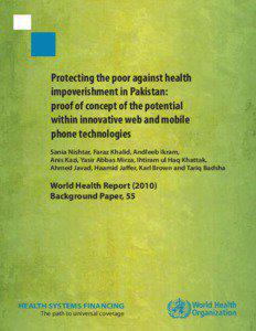Protecting the poor against health impoverishment in Pakistan: proof of concept of the potential
