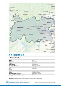 Katoomba T H E ED G E[removed]ACMA On-Air Name Frequency Postal Address