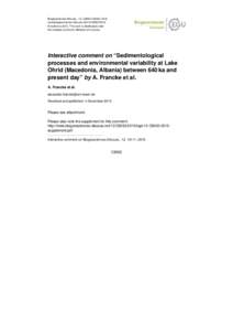 Biogeosciences Discuss., 12, C8262–C8262, 2015 www.biogeosciences-discuss.net/12/C8262/2015/ © Author(sThis work is distributed under the Creative Commons Attribute 3.0 License.  Interactive comment on “Sedi