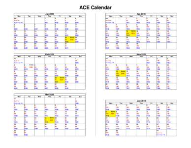 ACE Calendar Jan-2015 Mon Tue