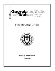 Georgia Tech Complete College Georgia Planpdf