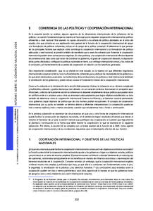 II COHERENCIA E COHERENCIA DE LAS POLÍTICAS Y COOPERACIÓN INTERNACIONAL INFORME SOBRE EL COMERCIO MUNDIAL[removed]E