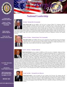 www.purpleheart.org  National Leadership Pat Little - National Pat LCommander Patriot Patrick Little joined the MOPH in 1992 and served as Delaware Chapter 9377 Commander[removed]), Delaware Department Commander[removed]