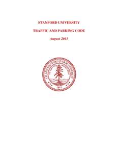 Stanford University Traffic and Parking Code