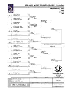 Andy Ram / ABN AMRO World Tennis Tournament – Doubles / Rogers Masters – Doubles / Israeli Jews / Tennis / Jonathan Erlich