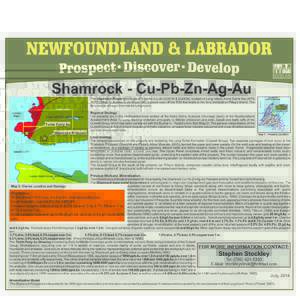 NEWFOUNDLAND & LABRADOR Prospect Discover Develop ISLAND OF NEWFOUNDLAND