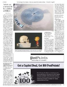 The Washington Post e­Replica ­ Artists are a natural fit for exhibits at Hillyer ­ 14 Feb 2016 ­ Page #61 http://thewashingtonpost.newspaperdirect.com/epaper/viewer.aspx?key=p%2F9dxkfA