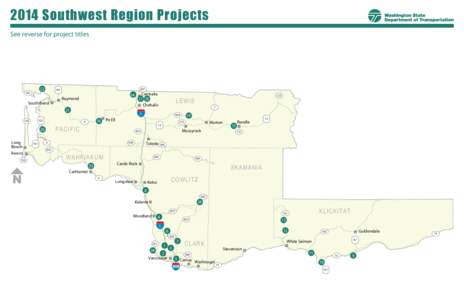 2014 Southwest Region Projects See reverse for project titles[removed]