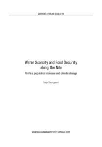 Water Scarcity and Food Security along the Nile Current African Issues 49