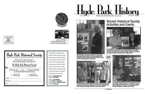 Hyde Park History Vol. 29