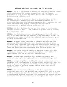 Environment / Construction / Energy economics / Climate change policy / Sustainable architecture / The 2030 °Challenge / Green building / Energy industry / Fossil fuel / Architecture / Low-energy building / Sustainable building