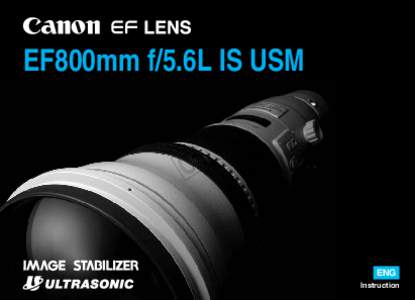 EF800mm f/5.6L IS USM  C Y P