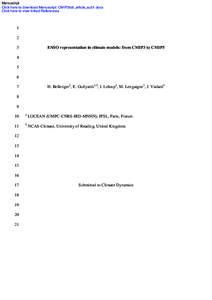 Manuscript Click here to download Manuscript: CMIP3to5_article_sub1.docx Click here to view linked References 1 2