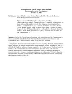 Federal Reserve System / Dodd–Frank Wall Street Reform and Consumer Protection Act / Federal Reserve Board of Governors / Bank of America / Economy of the United States / Financial economics / Financial services / Systemic risk / 111th United States Congress / Late-2000s financial crisis