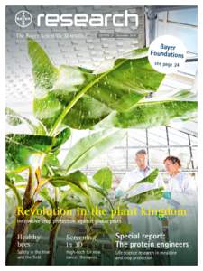 The Bayer Scientific Magazine  EDITION 27 | December 2014 Bayer Foundations