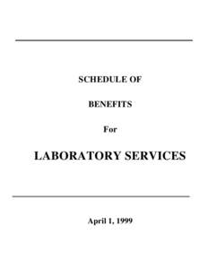 Microsoft Word - Laboratory Services Schedule _April 1, 1999_ Updated Dec. 22, 2009 .doc