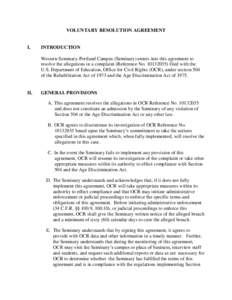 Digital typography / Section 504 of the Rehabilitation Act / OCR-A font / Western Seminary / Rehabilitation Act / Oxford /  Cambridge and RSA Examinations / Special education in the United States / Typography / Education in the United States