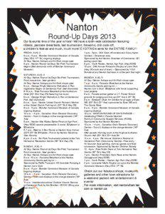 Nanton  Round-Up Days 2013
