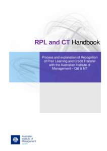 Competence / Education / Recognition of prior learning / RPL