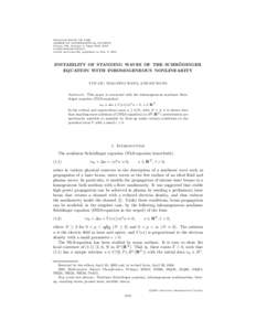 TRANSACTIONS OF THE AMERICAN MATHEMATICAL SOCIETY Volume 358, Number 5, Pages 2105–2122 SArticle electronically published on May 9, 2005