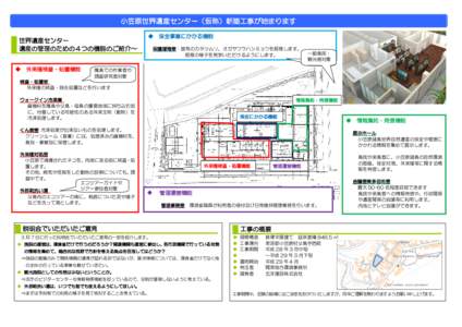 小笠原世界遺産センター（仮称）新築工事が始まります 世界遺産センター 遺産の管理のための４つの機能のご紹介～ ◆  外来種検査・処置機能